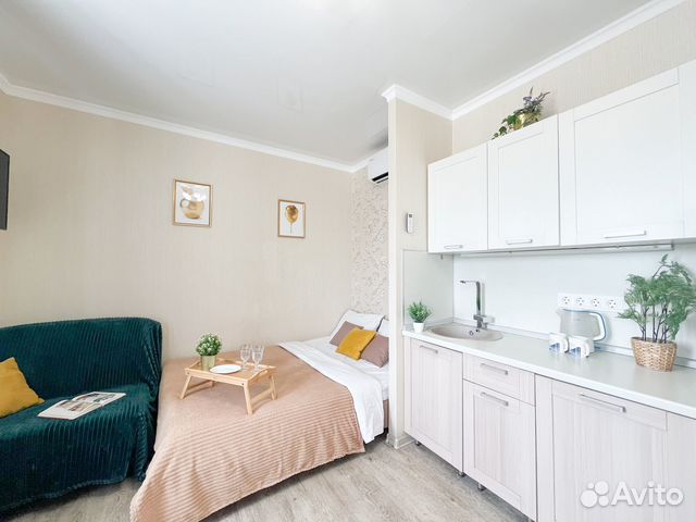 

Квартира-студия, 25 м², 2 кровати