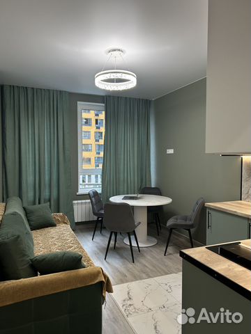 

1-к. квартира, 38,5 м², 2 кровати