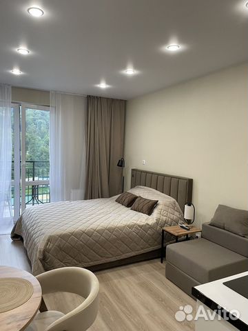 

Квартира-студия, 28 м², 2 кровати