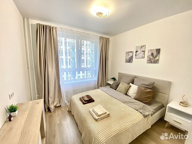 

1-к. квартира, 40 м², 2 кровати