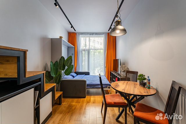 

Квартира-студия, 24 м², 2 кровати