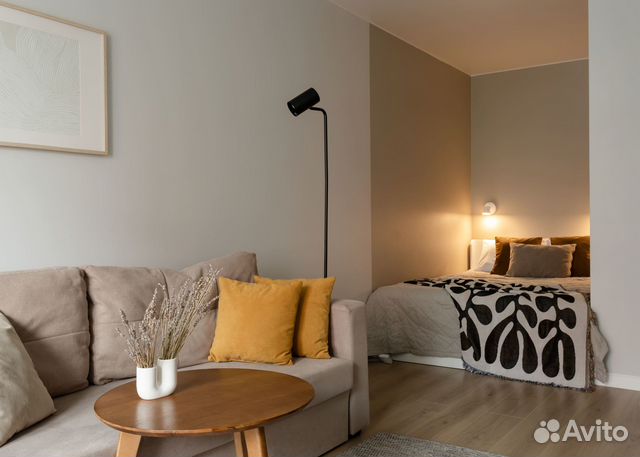 

1-к. квартира, 37 м², 2 кровати