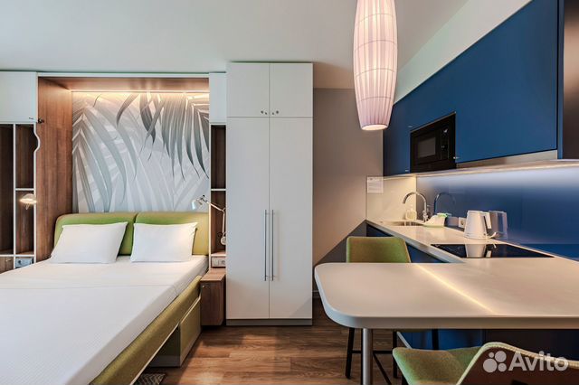 

Квартира-студия, 18 м², 1 кровать