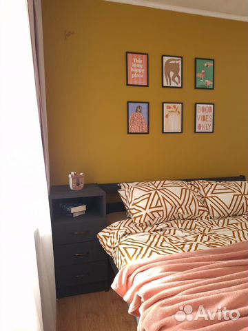 

1-к. квартира, 34 м², 2 кровати