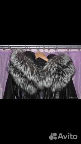 Пуховик Fashion Furs Италия размер 44 46 новый кож Пуховик Fashion Furs Италия размер 44 46 новый кож