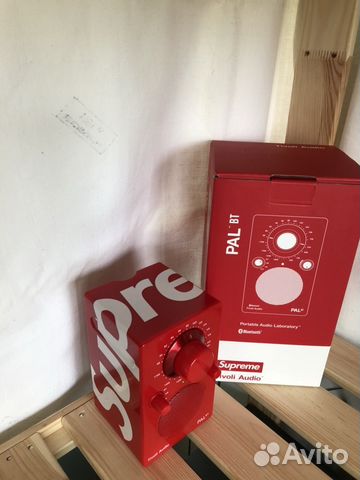 supreme tivoli pal bt speaker red