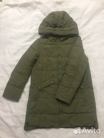 Пальто стёганное Zara, парка Roxy