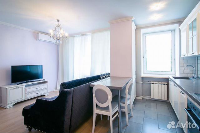 

Квартира-студия, 45 м², 2 кровати