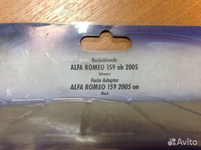 Переходная рамка 1 din alfa romeo 159 2005+ Переходная рамка 1 din alfa romeo 159 2005+