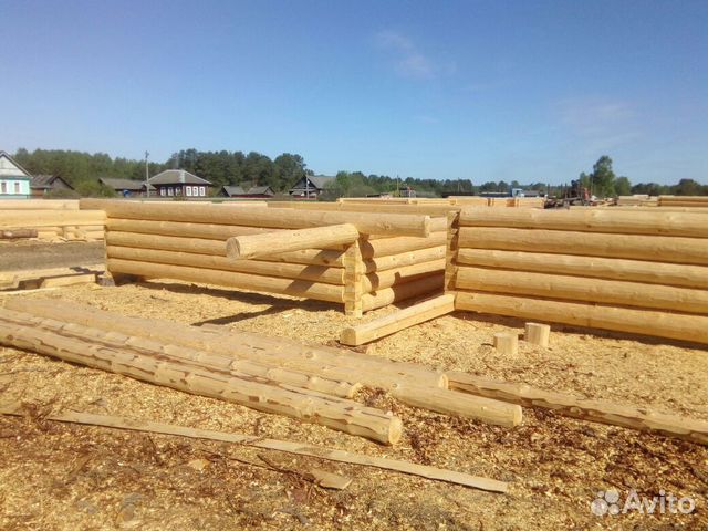 Сруб 4х6+2 с террасой и общей мансардной крышей