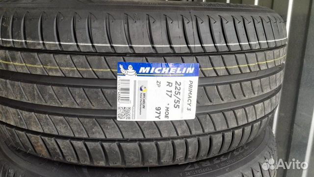 Новые Michelin Primacy 3 ZP 225/55 R17 Y Run Flat
