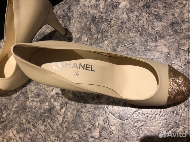 Chanel туфли, надевала всего 2 раза. Кожа