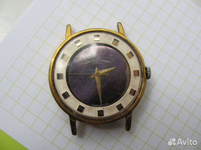 Часы Луч позолоченные СССР