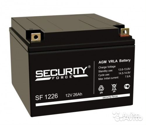 Аккумуляторы для ибп/UPS Security Force SF 1226