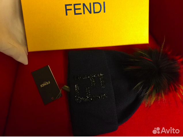 Fendi шапка Фенди фирменная оригинал