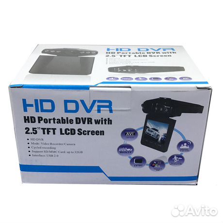 Видеорегистратор HD DVR with 2.5 TFT LCD