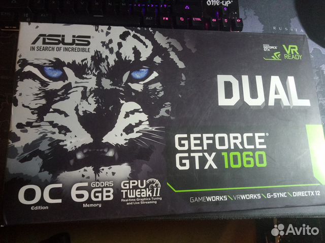 Asus geforce gtx 1060 6 gb