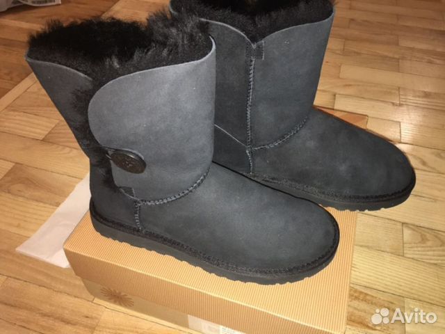 Угги Ugg оригинал пуговичка натуральная замша мех