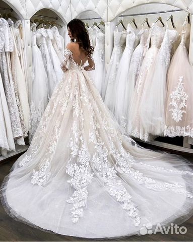 Свадебное Платье Со Шлейфом Фото