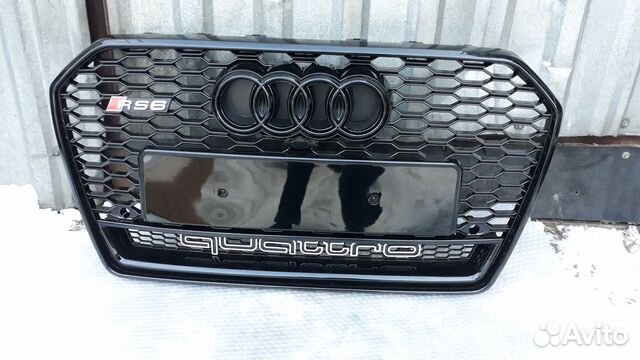 Audi A6 C7 RS6 A6 RS6 решётка радиатора дорестайл Audi A6 C7 RS6 A6 RS6 решётка радиатора дорестайл