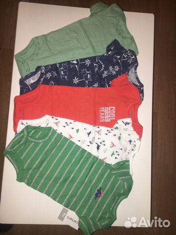9 мес Боди для мальчика новый комплект Carter’s