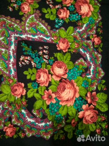 Платок старинный СССР Платок старинный СССР