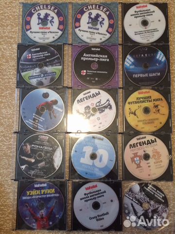 DVD диски из журнала Total Football DVD диски из журнала Total Football