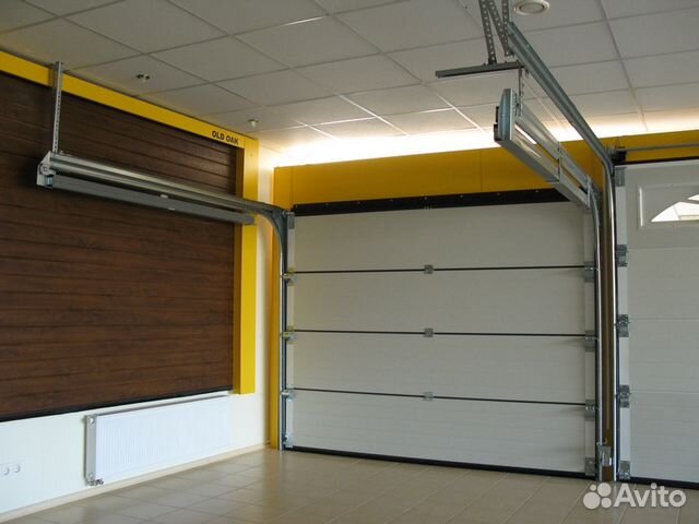 Секционные ворота 3500х2400мм Секционные ворота 3500х2400мм