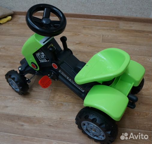 Трактор с педалями Turbo-2 с полуприцепом-52742