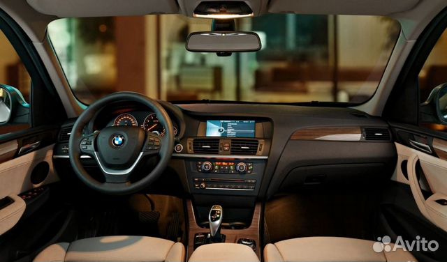 Салон комбинированный кожа/ткань белый BMW F25 X3 Салон комбинированный кожа/ткань белый BMW F25 X3
