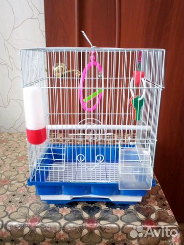 Клетка для волнистого попугая купить на Зозу.ру - фотография № 1