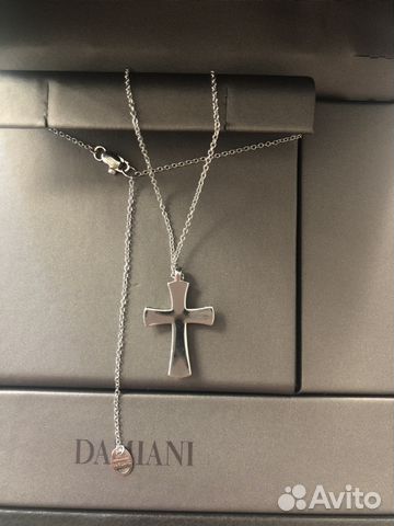 Колье крест Damiani оригинал Колье крест Damiani оригинал