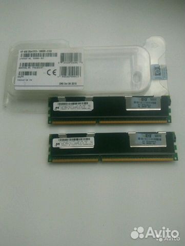Озу HP 4GB 2Rx4 PC3-10600R-9 Kit (500658-B21)