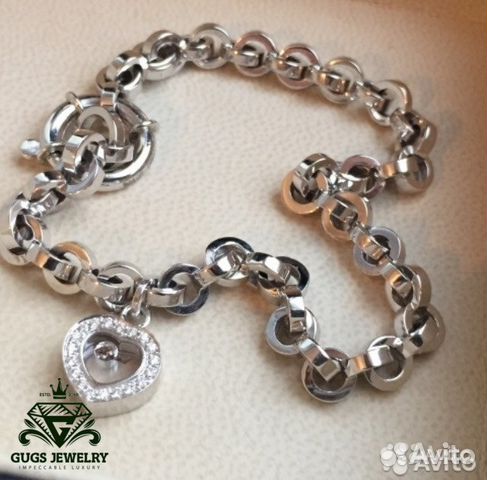 Золотой браслет с бриллиантами chopard Золотой браслет с бриллиантами chopard