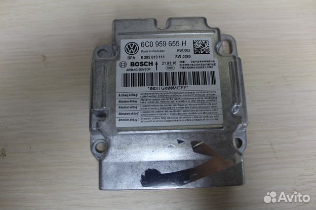 Блок управления SRS на Skoda Rapid 6C0 959 655H