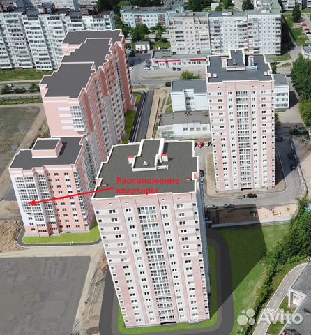 3-к квартира, 78.9 м², 6/10 эт.