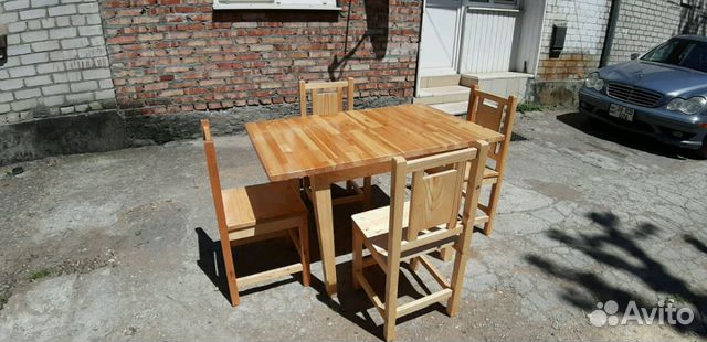 Комплект Стол раздвижной +4 стула Комплект Стол раздвижной +4 стула