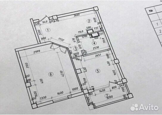 1-к квартира, 35 м², 1/2 эт.