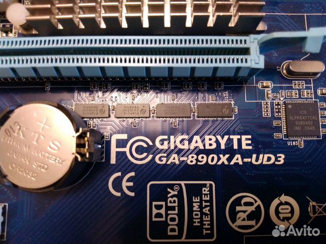 Материнская плата Gigabyte GA-890XA-UD3 + процессо