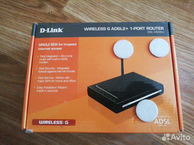 D-link wireless G adsl2+1-port router