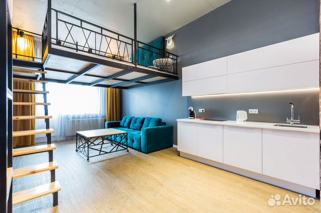 

Квартира-студия, 40 м², 2 кровати