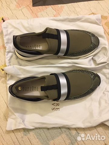 Кроссовки Sartore жен, питон р-р 41 на 40 новые Кроссовки Sartore жен, питон р-р 41 на 40 новые