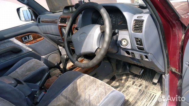 Toyota Land Cruiser Prado 3.0 AT, 1996, битый, 310 000 км