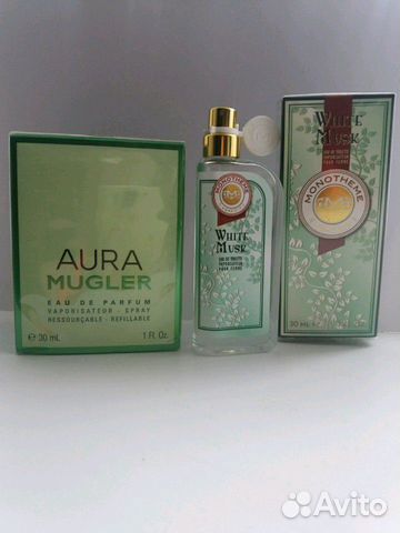 Aura mugler edp. Monotheme white musk edt