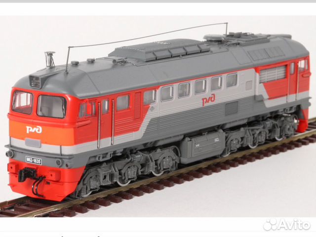 Железная дорога тепловоз М62(но) 1:87