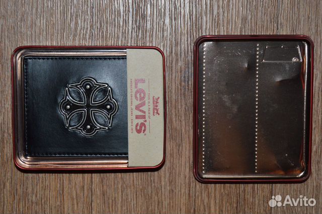 Бумажник Levis, мальтийский креcт, подарочный бокс