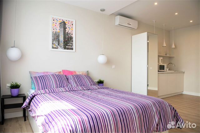 

Квартира-студия, 30 м², 1 кровать