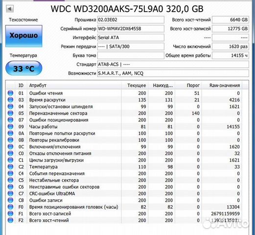Жесткий диск 320 Гб SATA Жесткий диск 320 Гб SATA