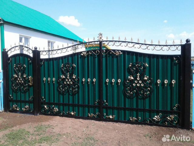 Ворота кованые распашные