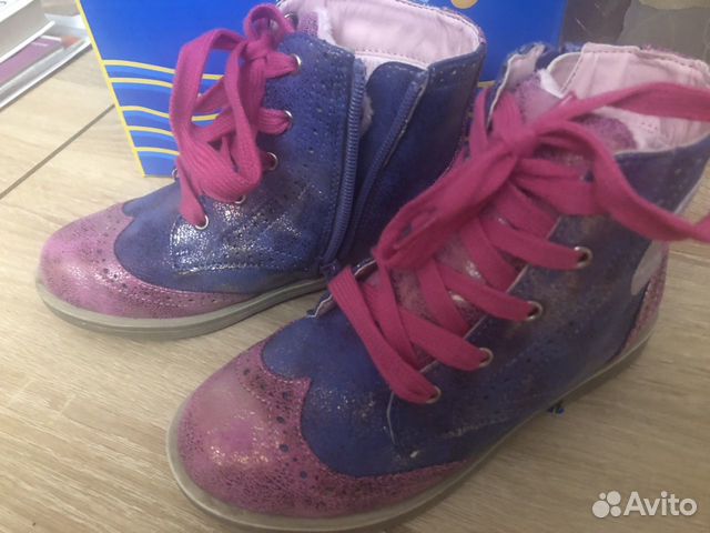 Новые осенние ботинки фирмы Капитошка,30р, стелька Новые осенние ботинки фирмы Капитошка,30р, стелька